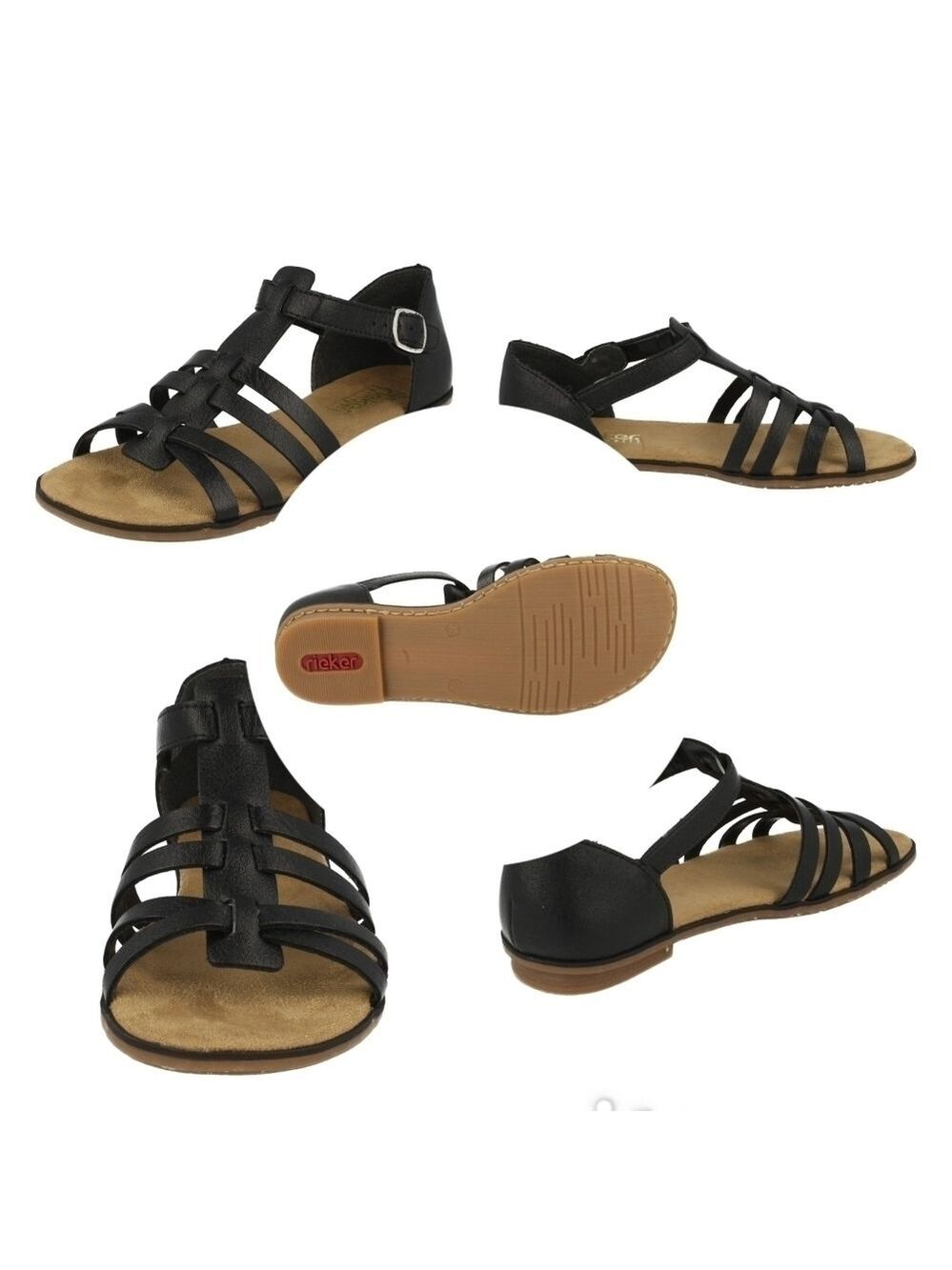 Ladies Rieker Buckle Sandals